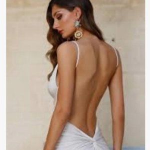 Bra Straps Extender For Open Back Look White